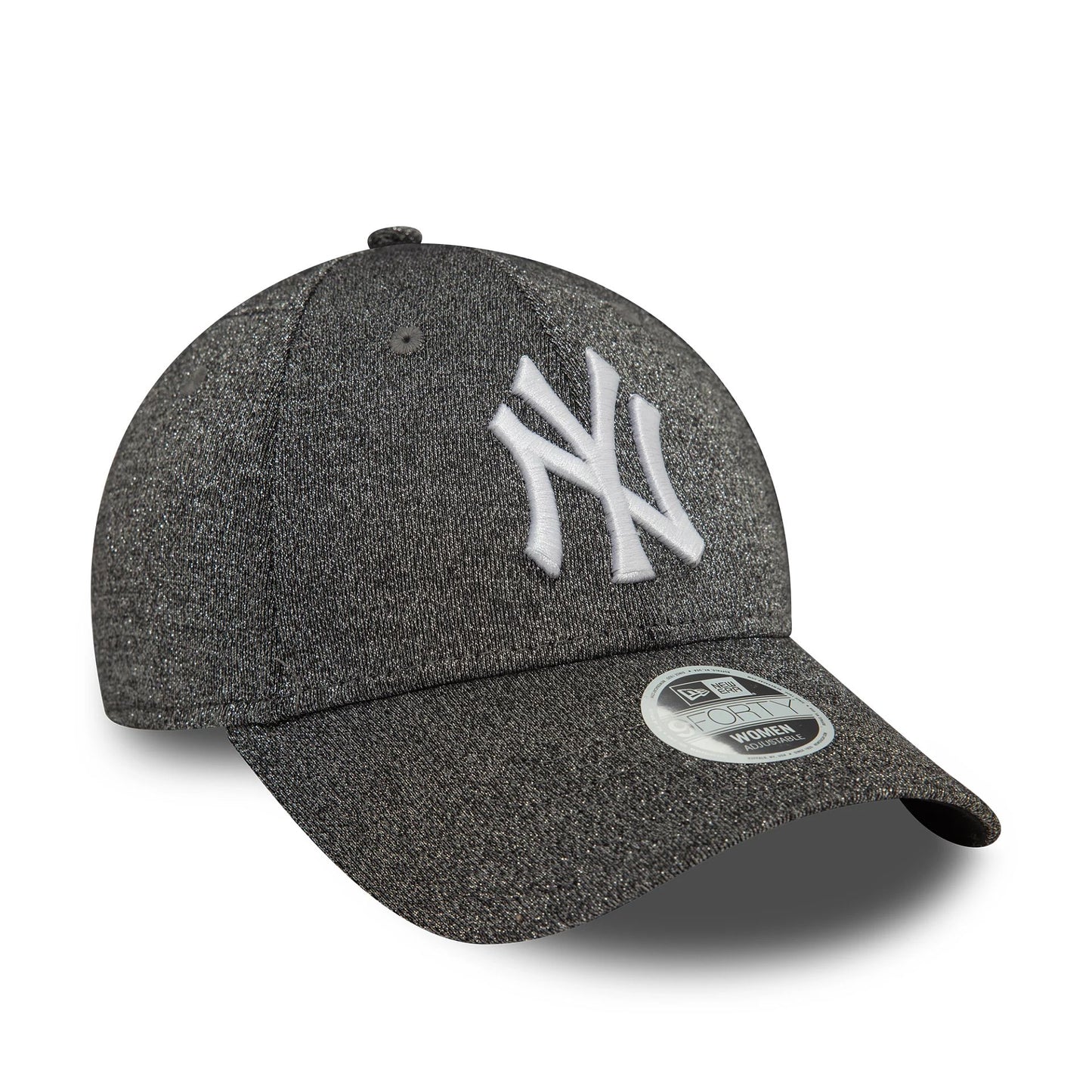 This is a New York Yankees Womens Glitter Black 9FORTY Adjustable Cap 3