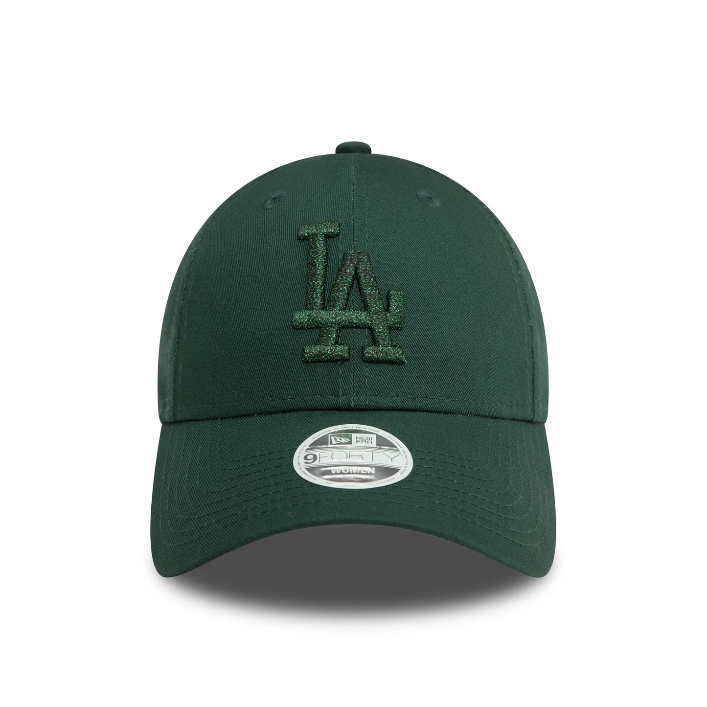 This is a LA Dodgers Womens Metallic Dark Green 9FORTY Adjustable Cap 2