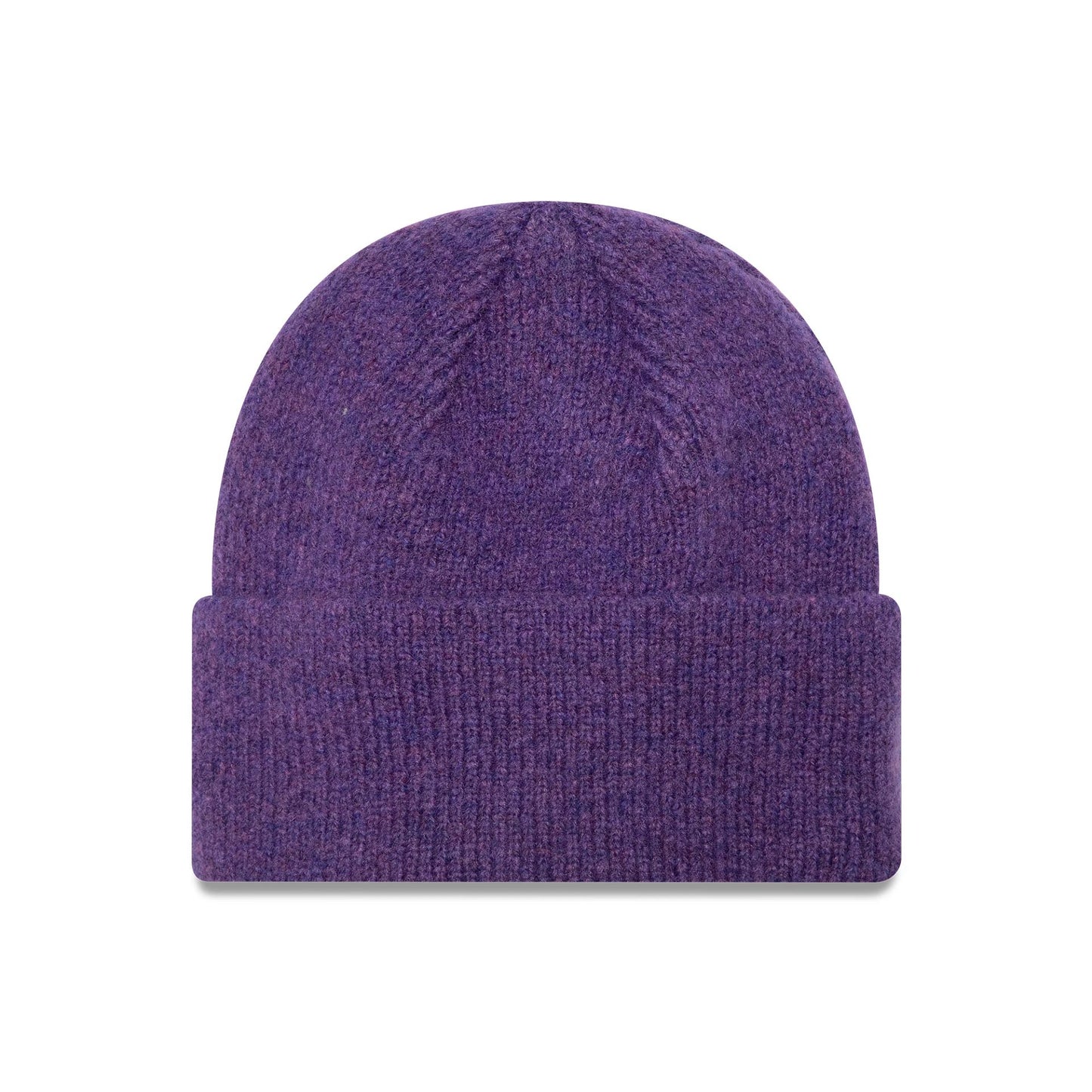 This is a New York Yankees Womens Purple Wide Cuff Knit Beanie Hat 2