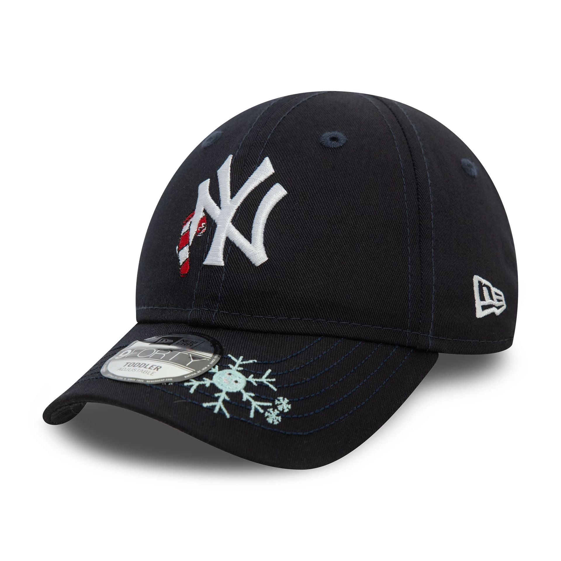 This is a New York Yankees Toddler Icon Navy 9FORTY Adjustable Cap 1