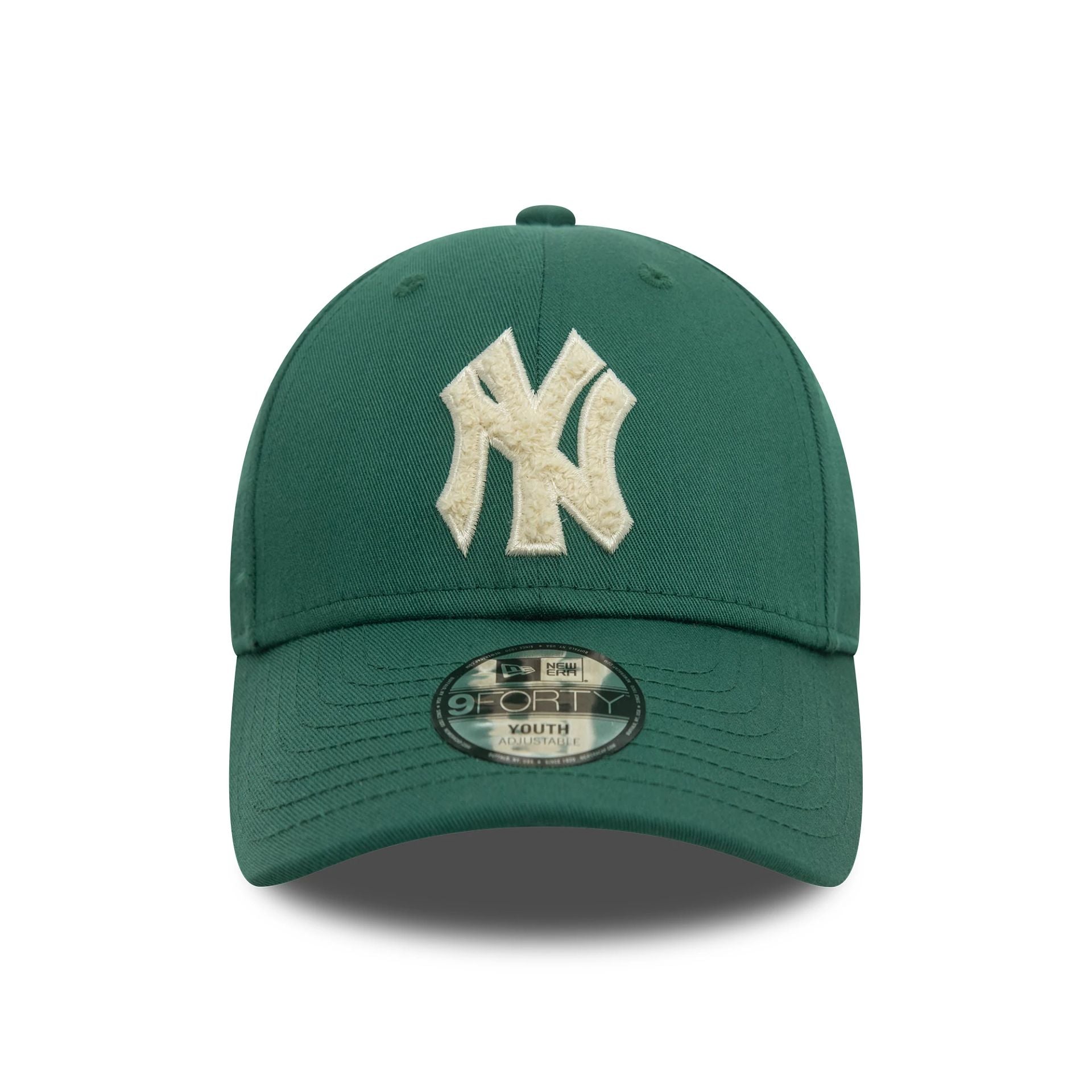 This is a New York Yankees Youth Boucle Green 9FORTY Adjustable Cap 2