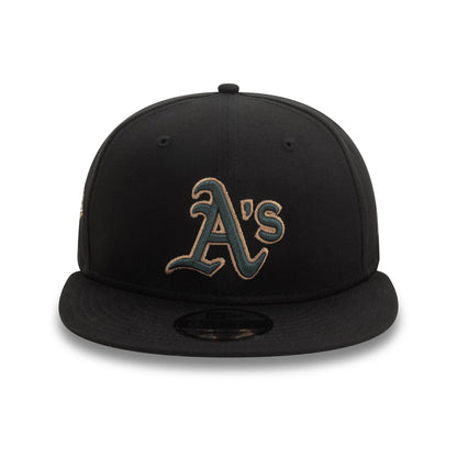 This is a Oakland Athletics Seasonal World Series Black 9FIFTY Snapback Cap 3