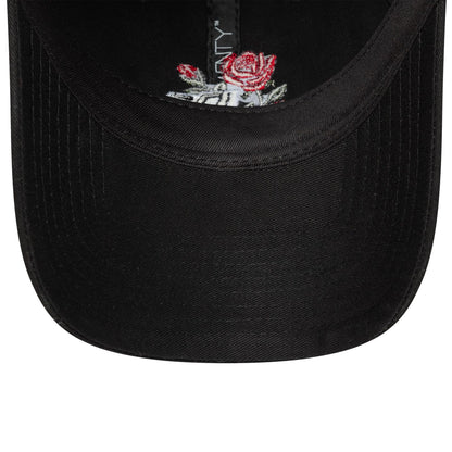 This is a  New Era Rose Icon Black 9TWENTY Adjustable Cap 2