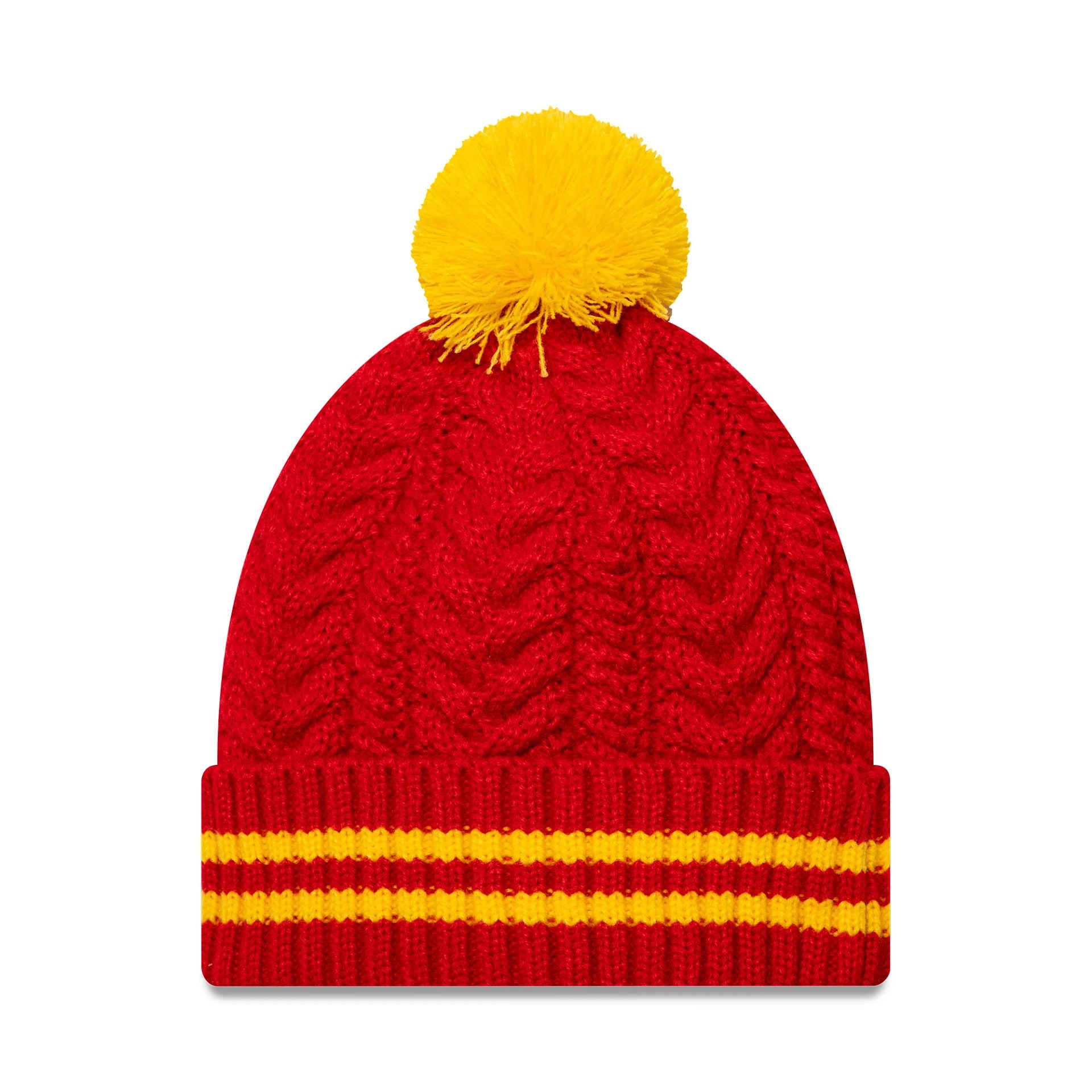 This is a Harry Potter Youth Harry Potter Red Bobble Knit Beanie Hat 2