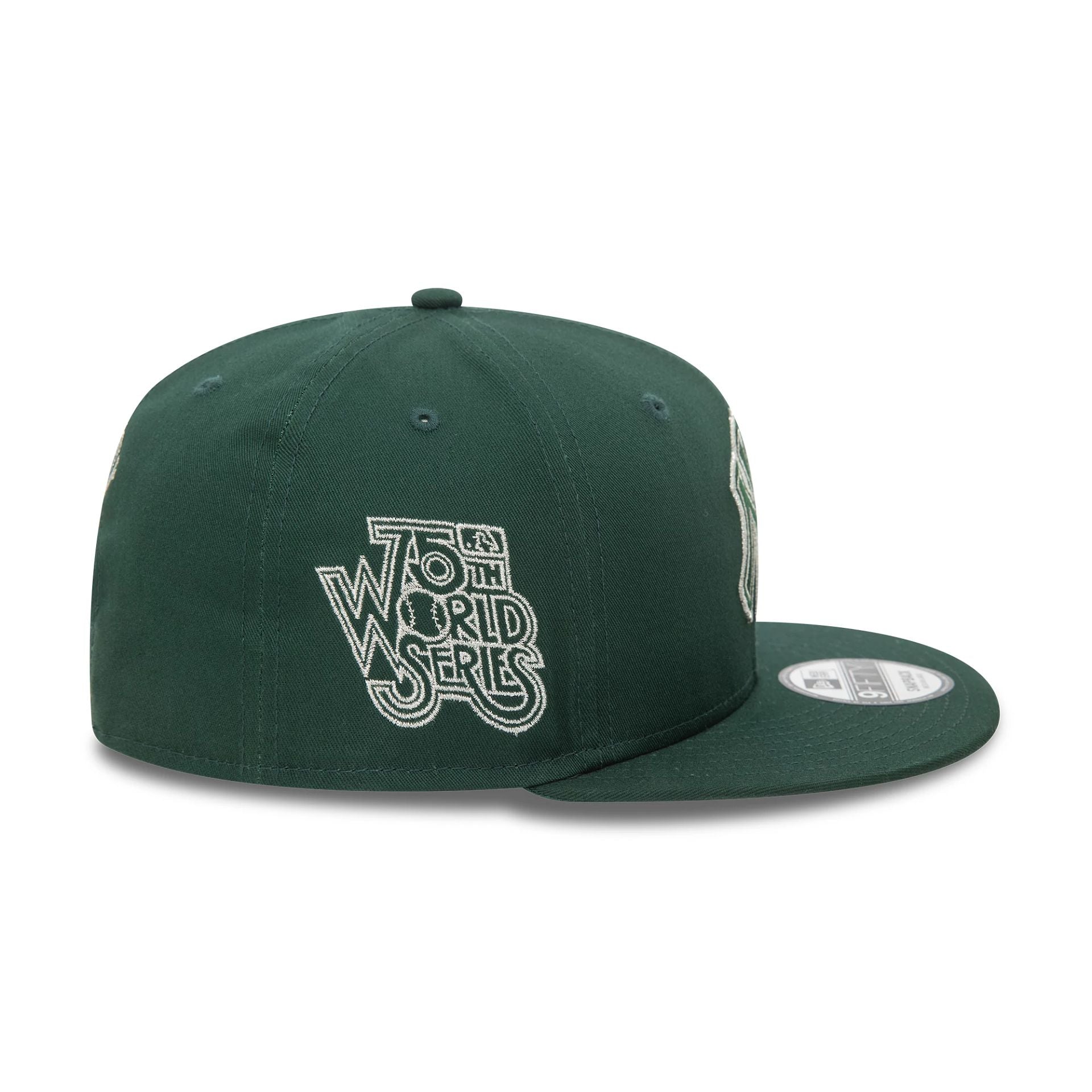 This is a New York Yankees Metallic Outline Dark Green 9FIFTY Snapback Cap 5