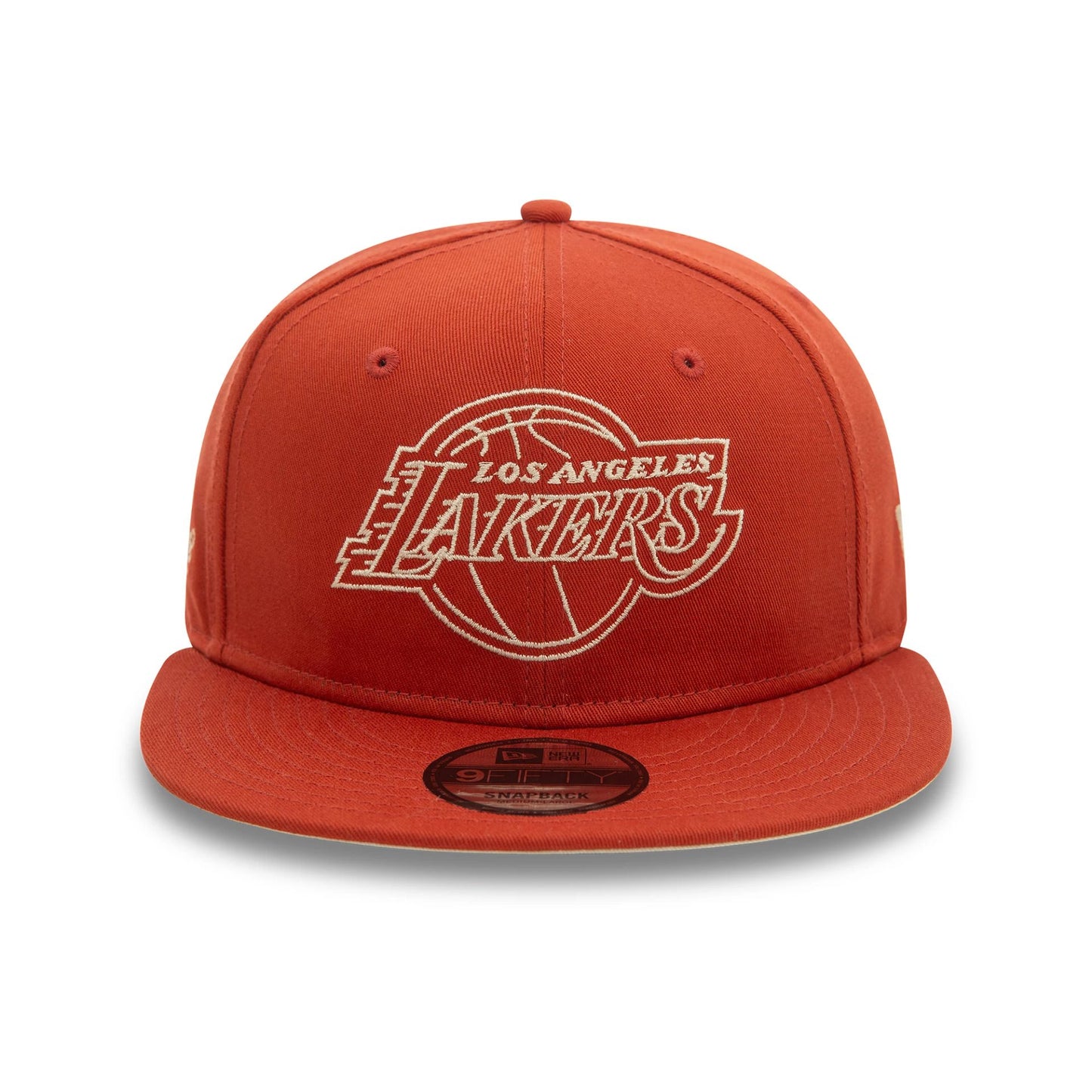 This is a LA Lakers NBA Wordmark Light Brown 9FIFTY Snapback Cap 3