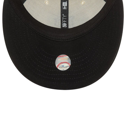 This is a Pittsburgh Pirates Seasonal World Series Cream Low Profile 59FIFTY Fitted Cap 6