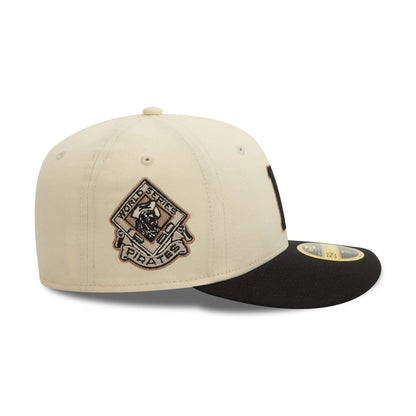 This is a Pittsburgh Pirates Seasonal World Series Cream Low Profile 59FIFTY Fitted Cap 4