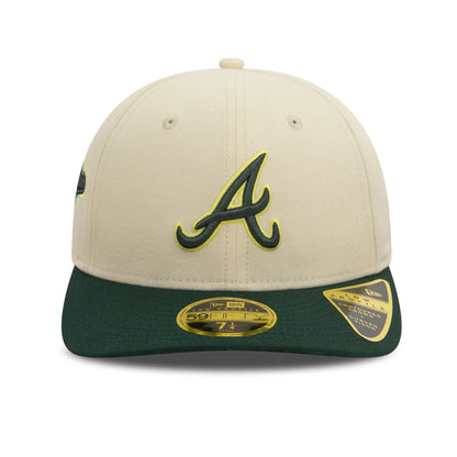 This is a Atlanta Braves Seasonal World Series Cream Low Profile 59FIFTY Fitted Cap 2