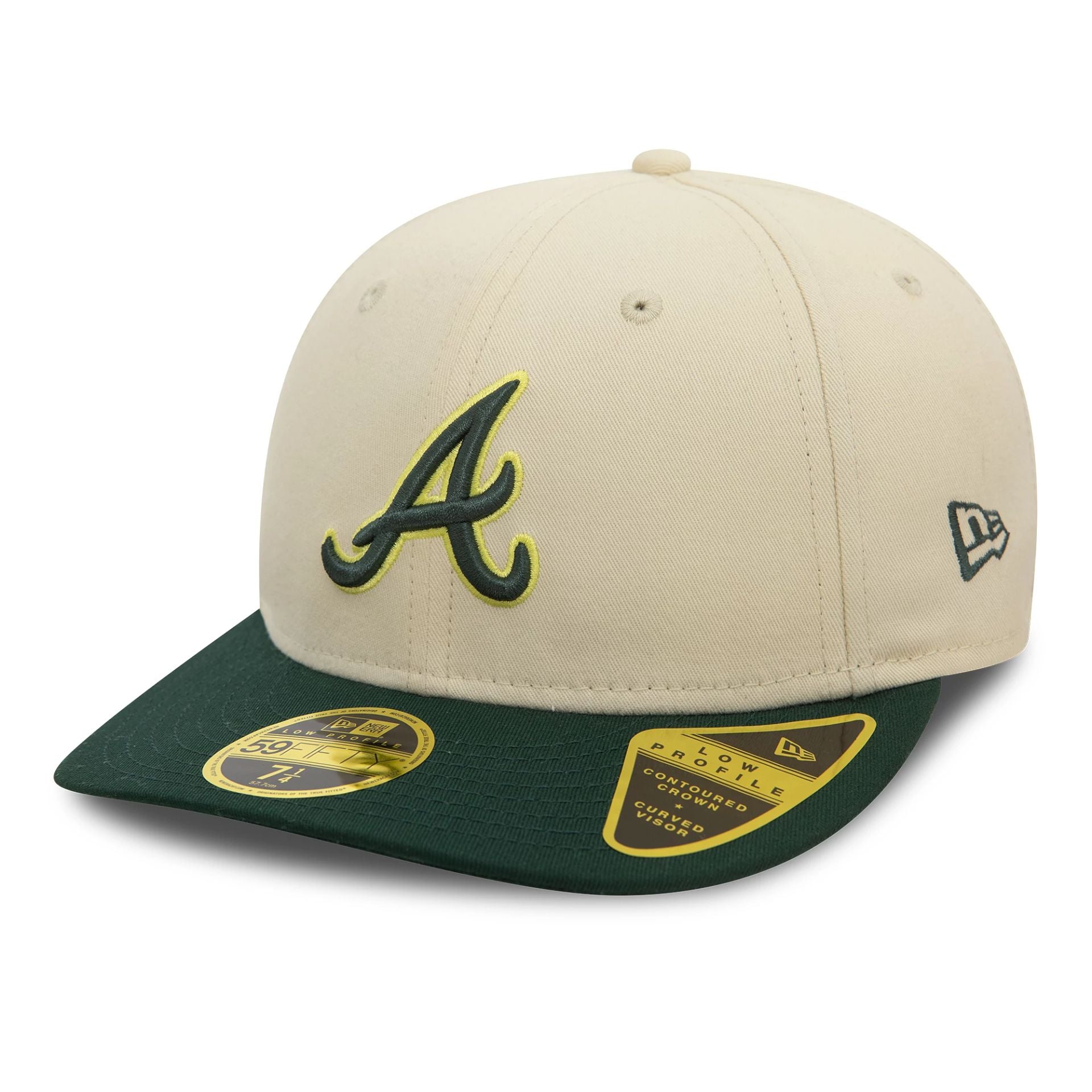 This is a Atlanta Braves Seasonal World Series Cream Low Profile 59FIFTY Fitted Cap 3