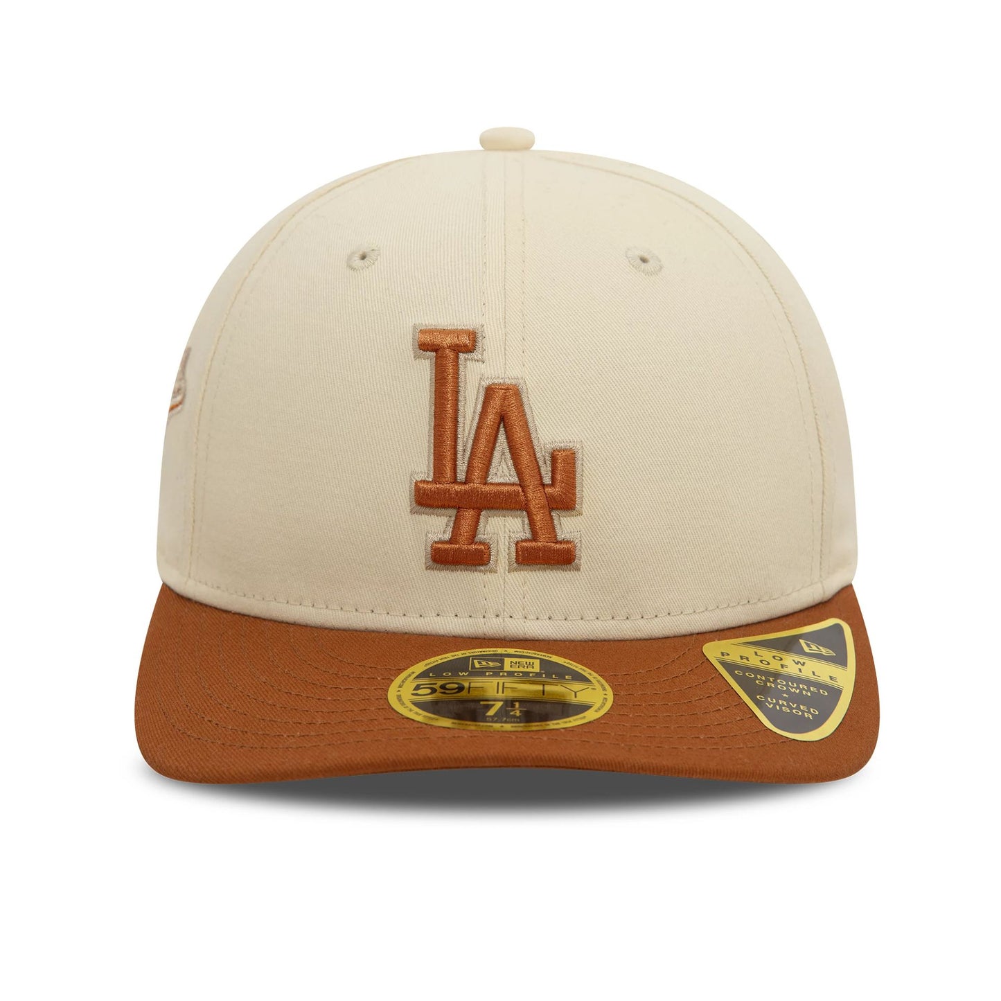 This is a LA Dodgers Seasonal World Series Cream Low Profile 59FIFTY Fitted Cap 2