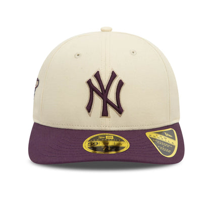 This is a New York Yankees Seasonal World Series Cream Low Profile 59FIFTY Fitted Cap 2