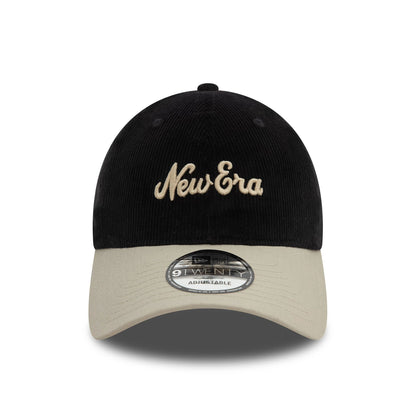 This is a  New Era Script Cord Black 9TWENTY Adjustable Cap 2