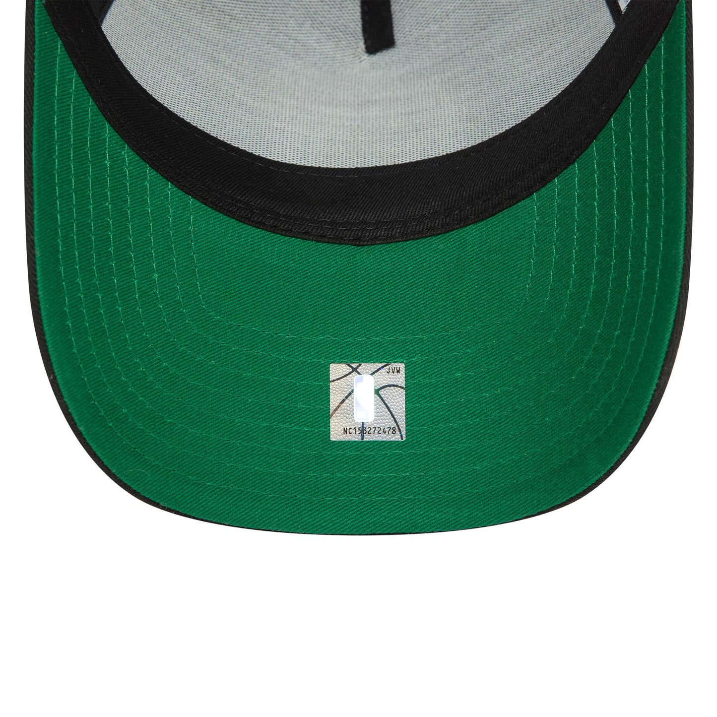 This is a Boston Celtics NBA Flame Black 9FORTY E-Frame Trucker Cap 5