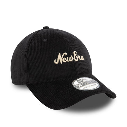 This is a  New Era Script Cord Black 39THIRTY Stretch Fit Cap 3