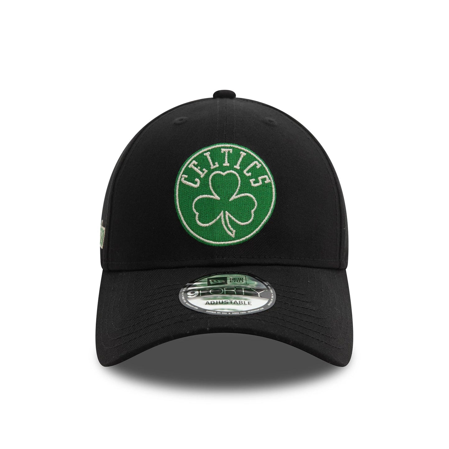 This is a Boston Celtics NBA Metallic Black 9FORTY Adjustable Cap 2