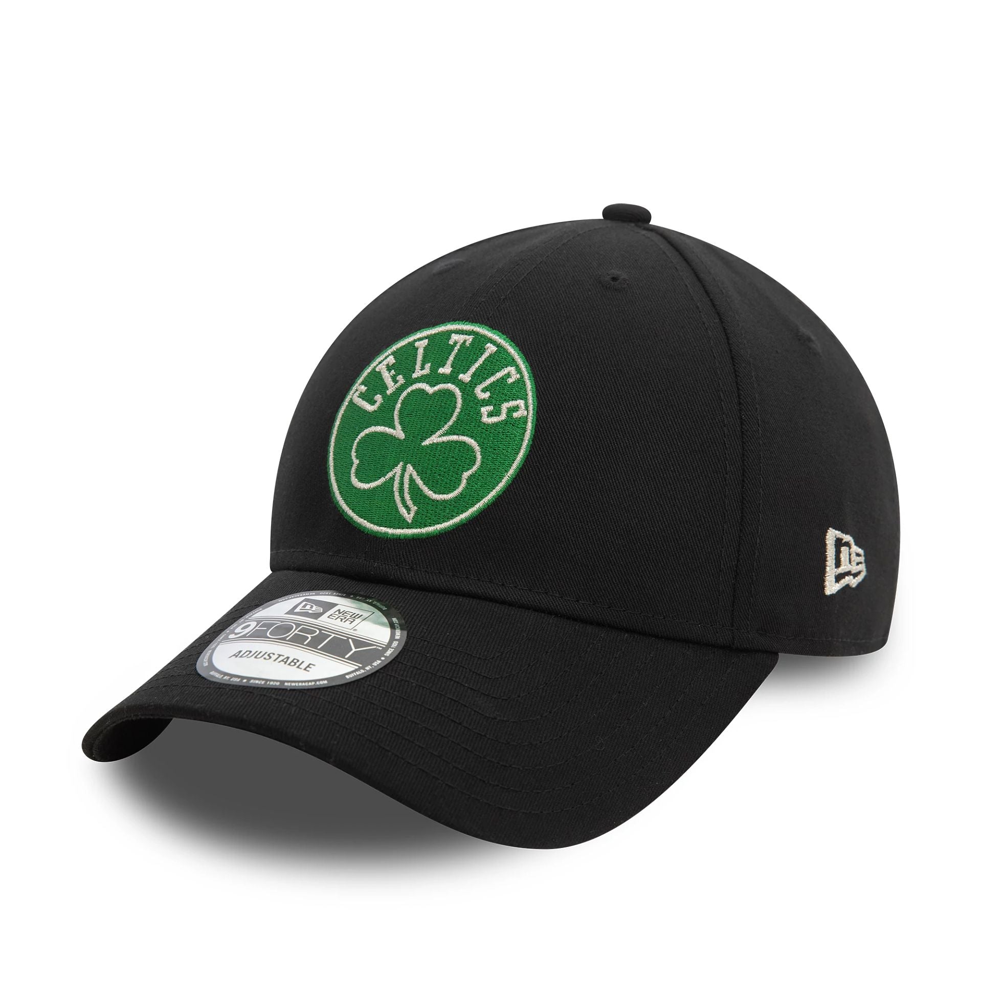 This is a Boston Celtics NBA Metallic Black 9FORTY Adjustable Cap 3