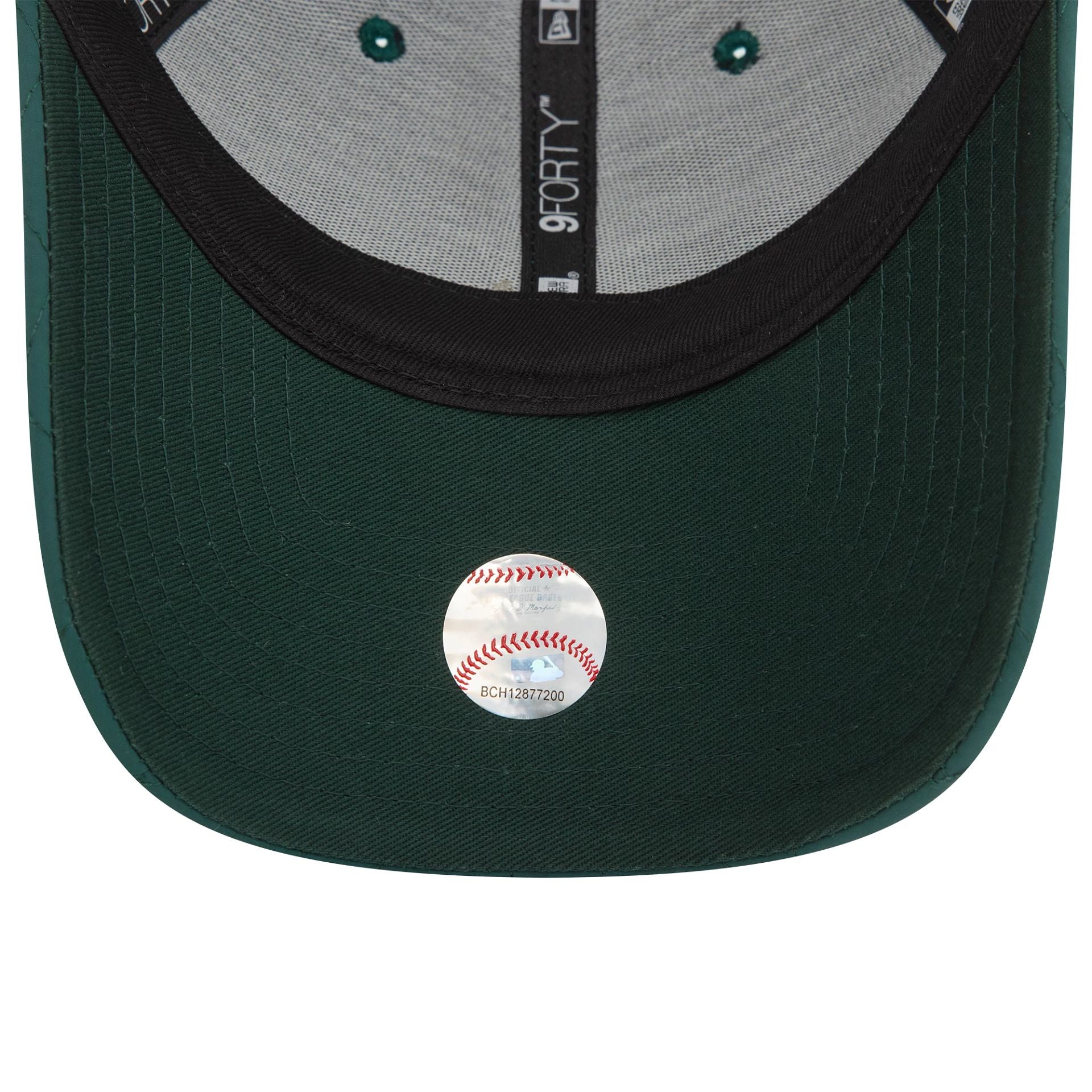 This is a New York Yankees Quilted Dark Green 9FORTY Adjustable Cap 5