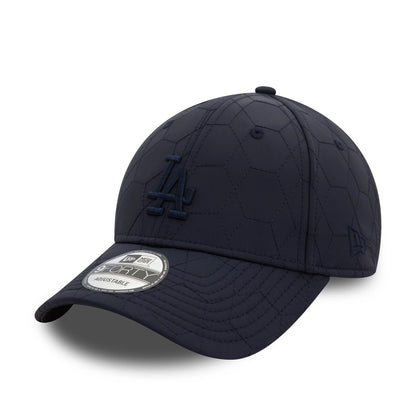 This is a LA Dodgers Quilted Navy 9FORTY Adjustable Cap 1