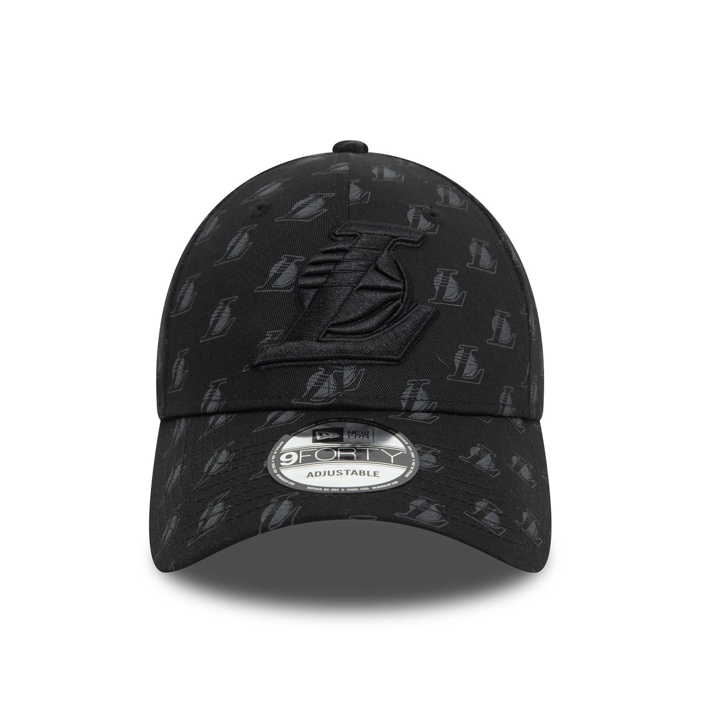 This is a LA Lakers Team Monogram Black 9FORTY Adjustable Cap 2