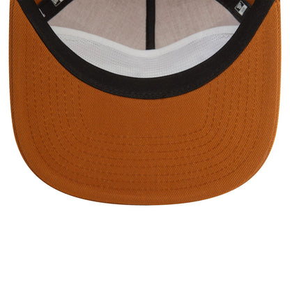 This is a  New Era Chain Stitch Brown Golfer Cap 5