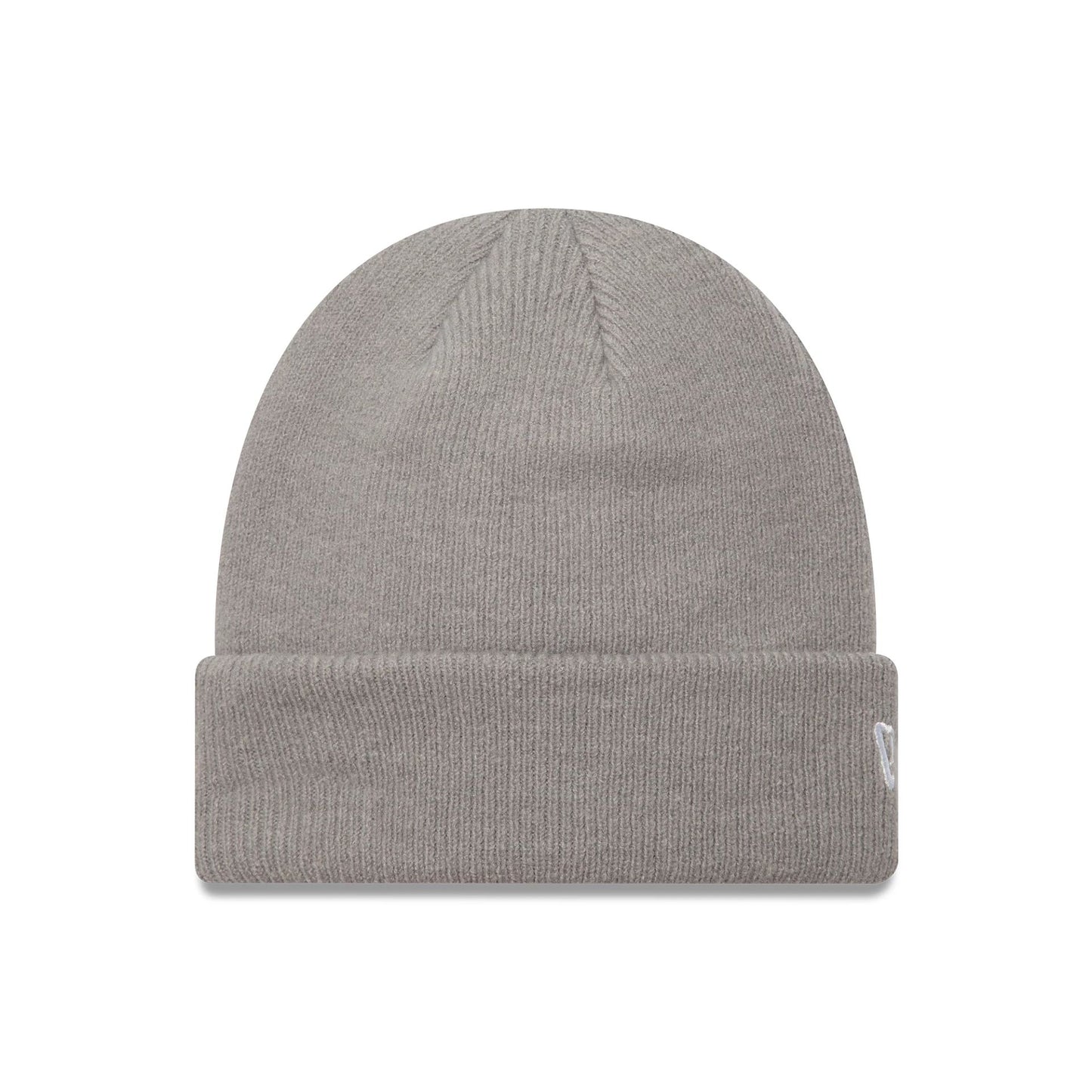 This is a  New Era Seasonal Dark Grey Cuff Knit Beanie Hat 1