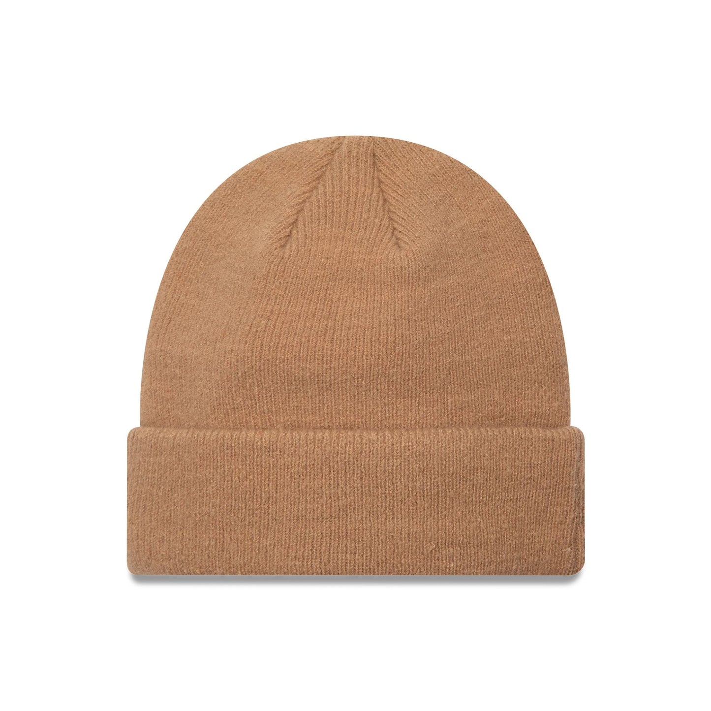 This is a  New Era Seasonal Beige Cuff Knit Beanie Hat 2