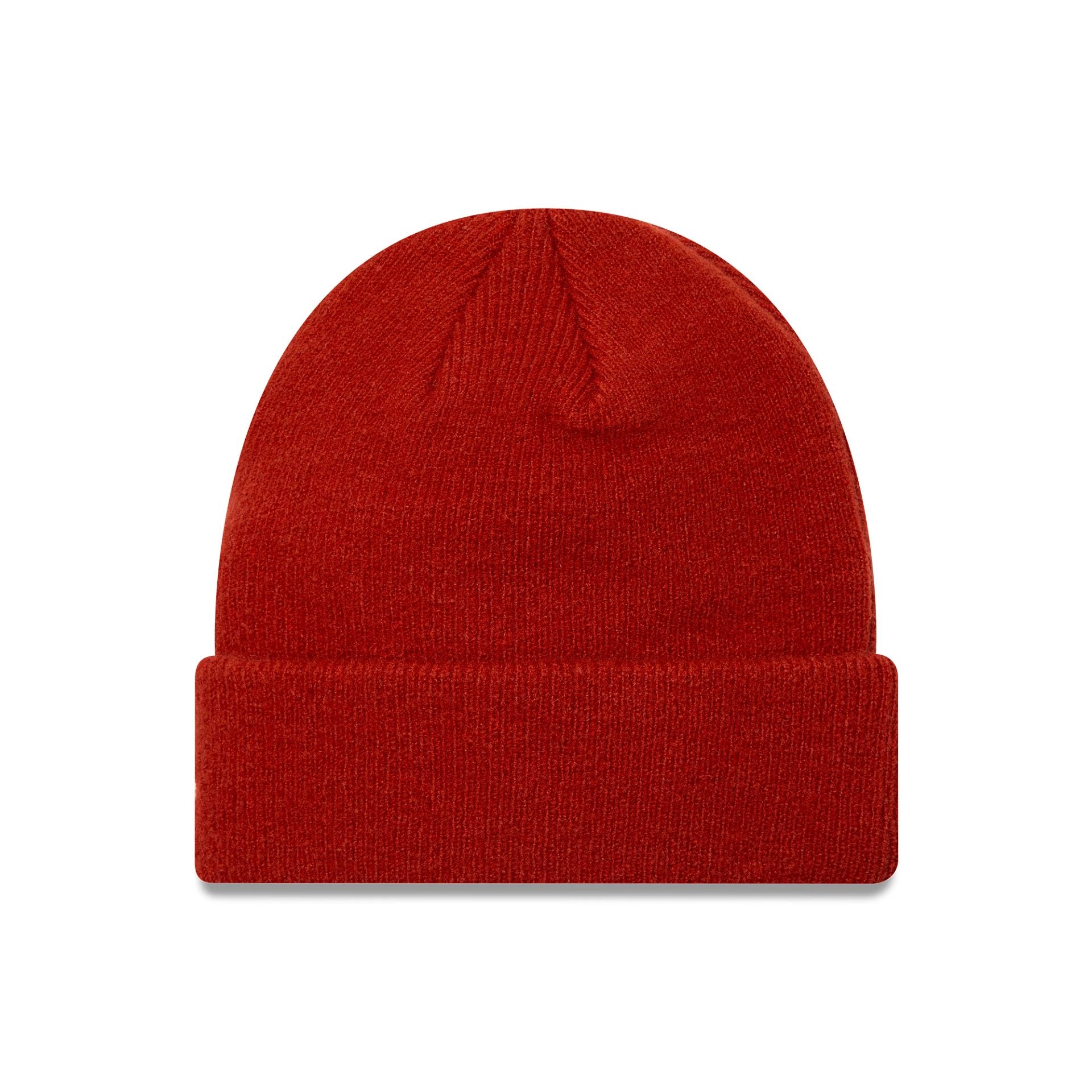 This is a  New Era Seasonal Red Cuff Knit Beanie Hat 2