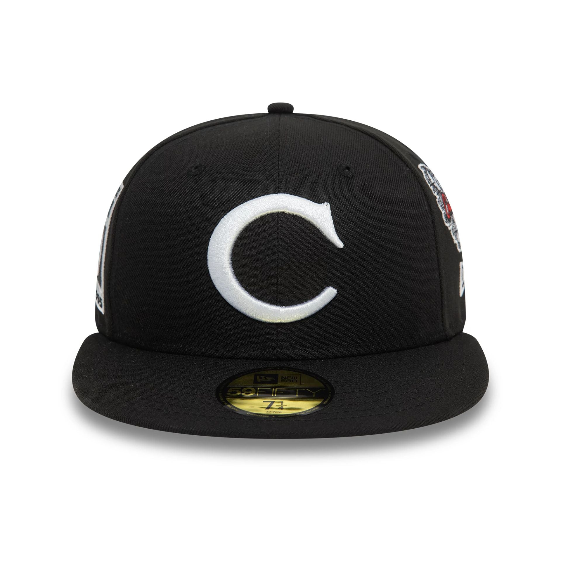 This is a Chicago White Sox MLB Cooperstown Patch Black 59FIFTY Fitted Cap 4