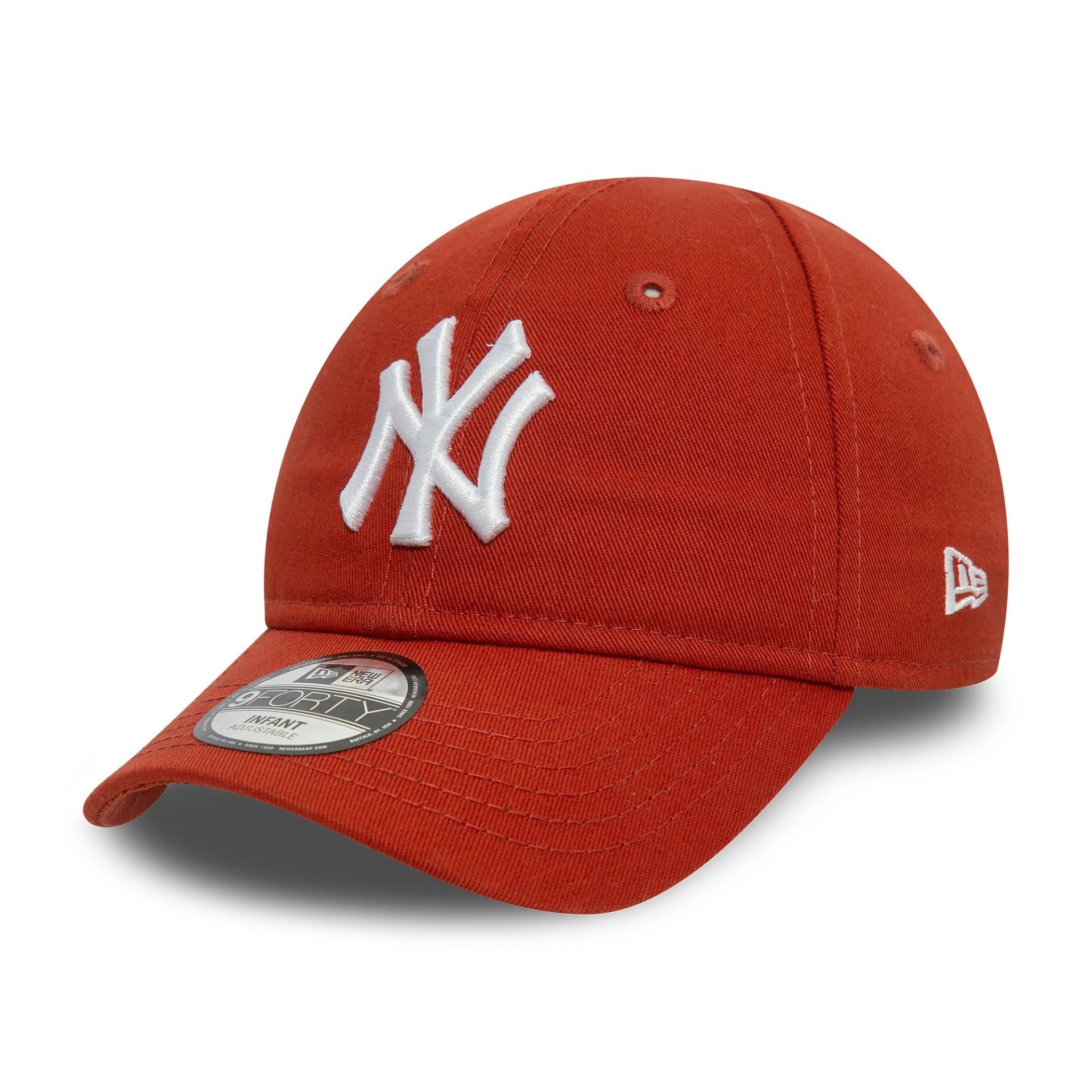 This is a New York Yankees Infant League Essential Red 9FORTY Adjustable Cap 1