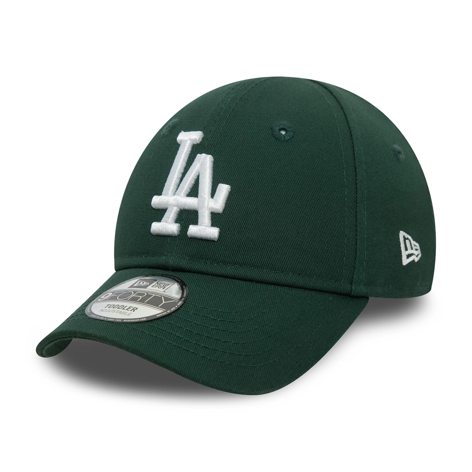 This is a LA Dodgers Toddler League Essential Dark Green 9FORTY Adjustable Cap 1