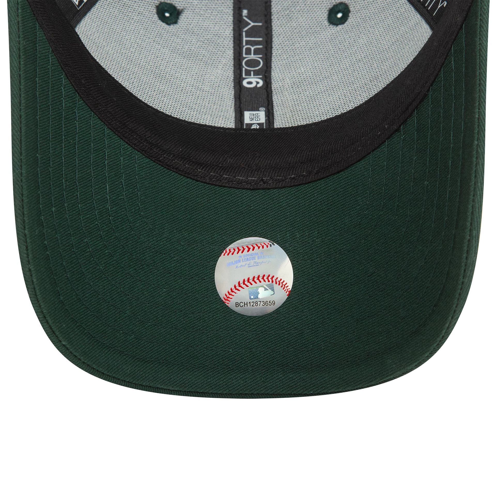 This is a LA Dodgers Youth Metallic Dark Green 9FORTY Adjustable Cap 5