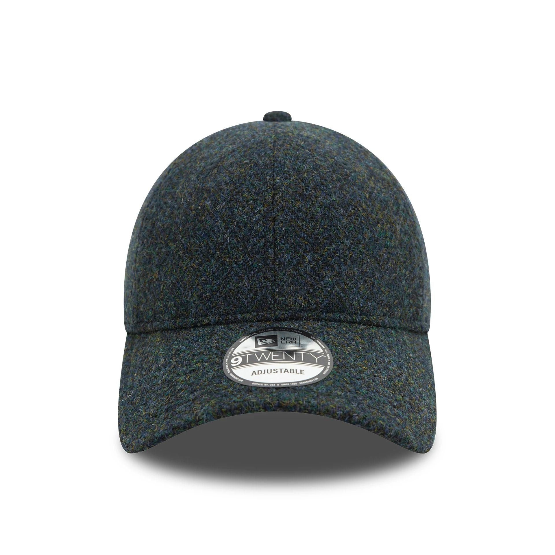 This is a New Era Image Harris Tweed® Navy 9TWENTY Adjustable Cap 2