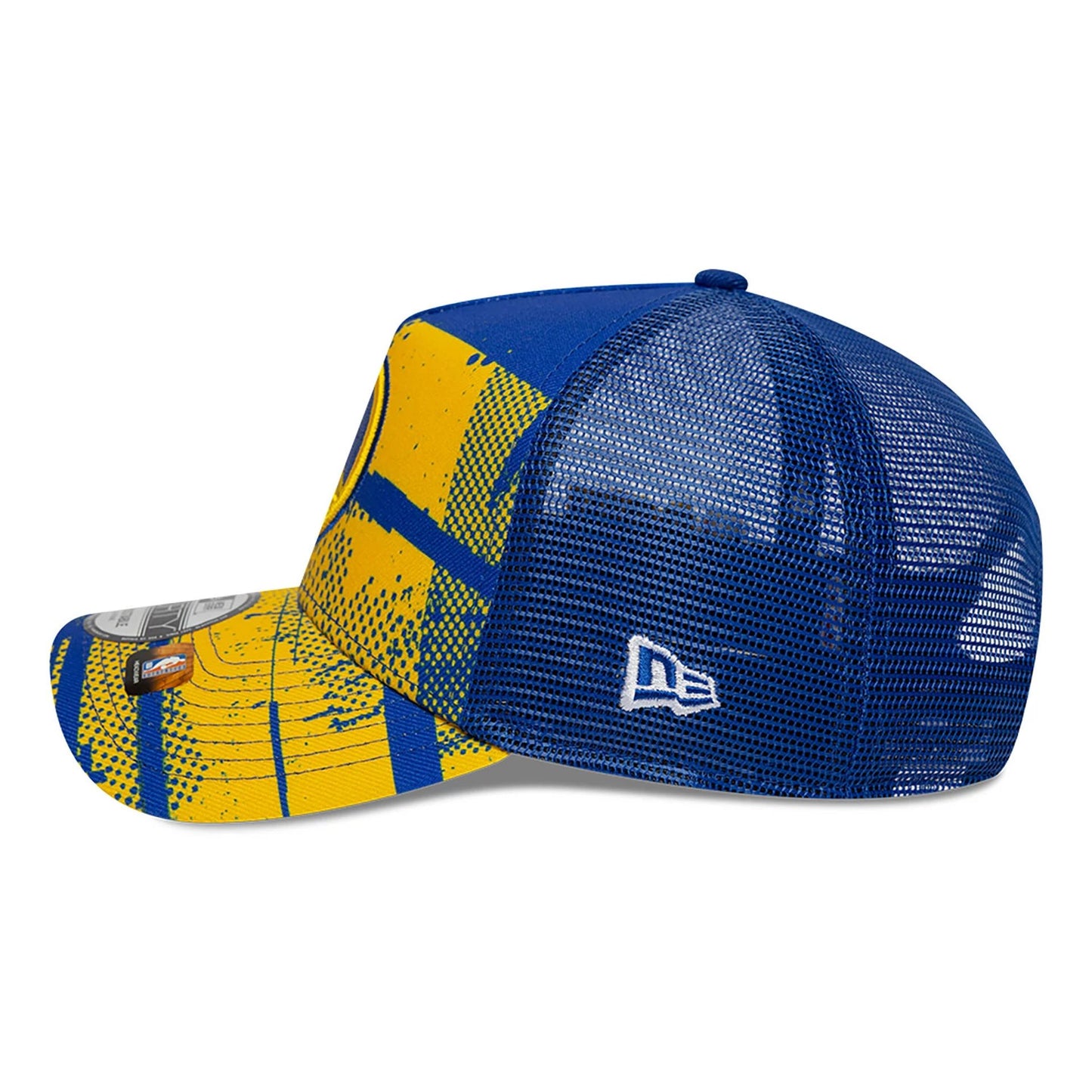 This is a Golden State Warriors NBA Tip Off Yellow 9FORTY A-Frame Adjustable Cap 7