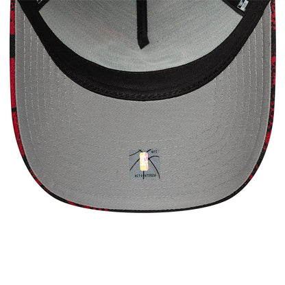 This is a Miami Heat NBA Tip Off Dark Red 9FORTY A-Frame Adjustable Cap 2