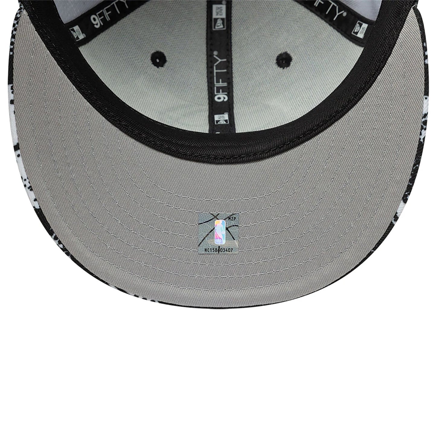 This is a Brooklyn Nets NBA Tip Off black 9FIFTY Snapback Cap 2