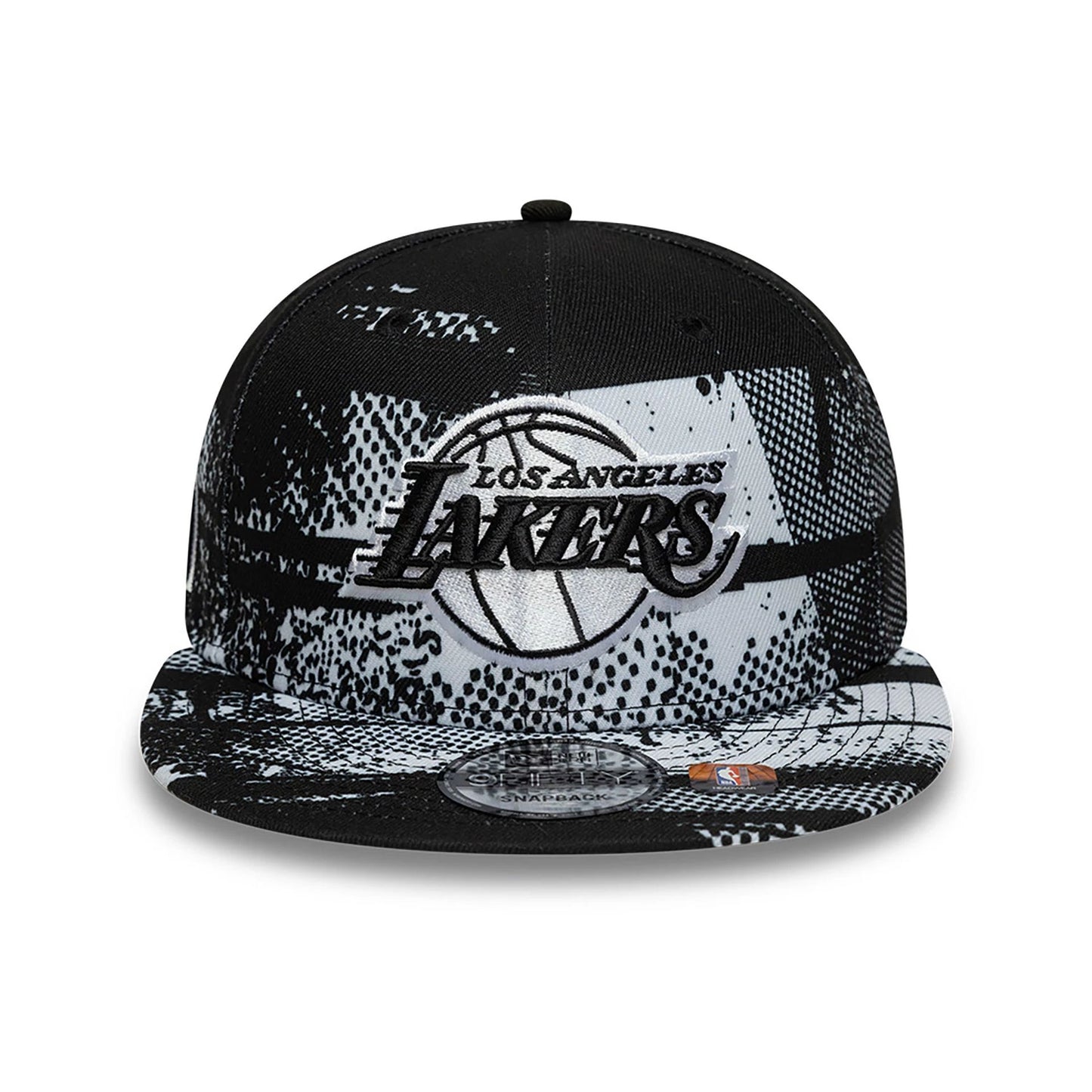 This is a LA Lakers NBA Tip Off Black 9FIFTY Snapback Cap 3