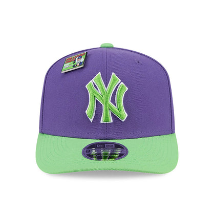 This is a New York Yankees Big League Chew Purple 9SEVENTY Stretch Snap Cap 3