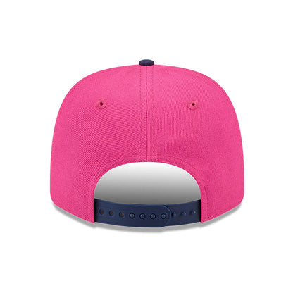 This is a LA Dodgers Big League Chew Dark Pink 9SEVENTY Stretch Snap Cap 5