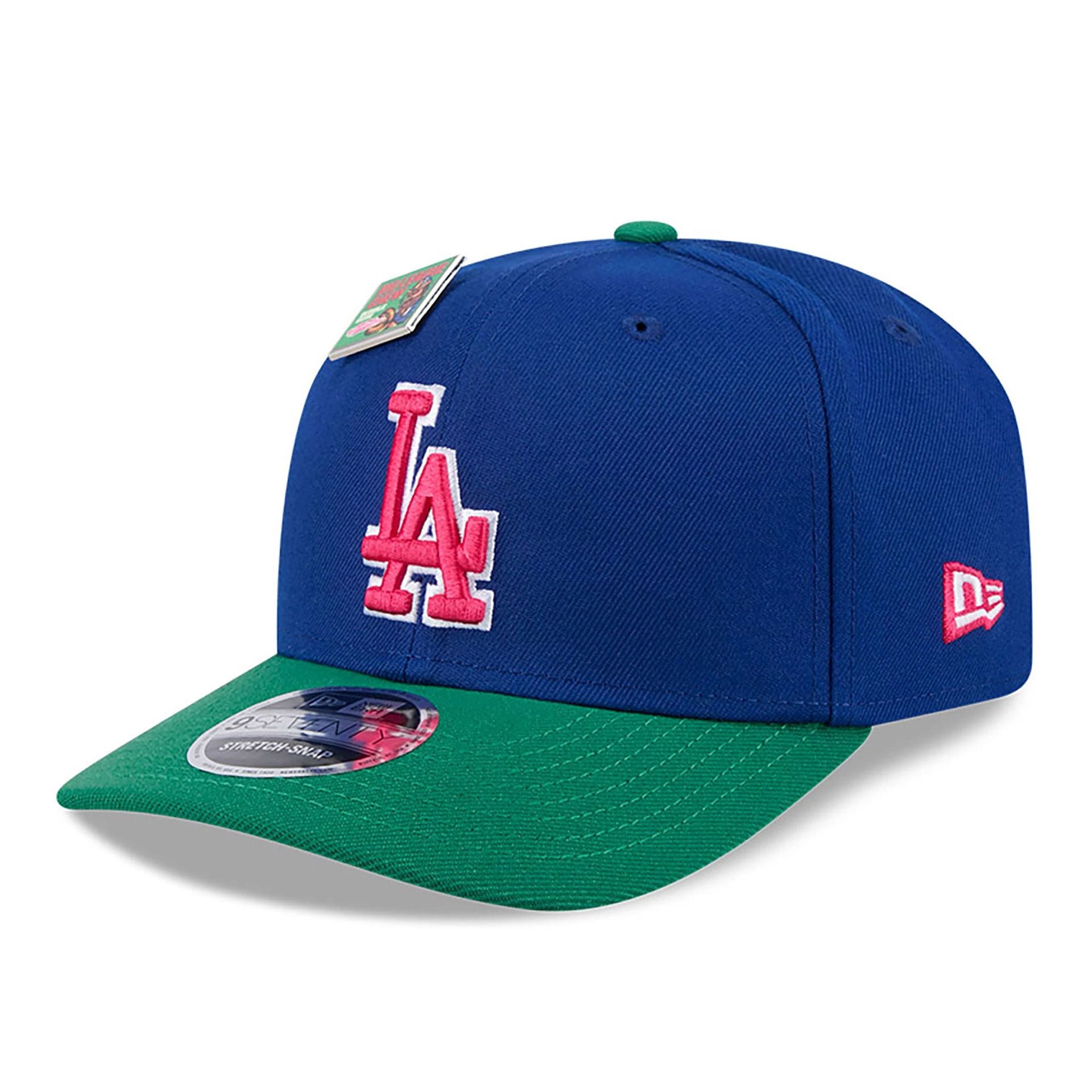 This is a LA Dodgers Big League Chew Blue 9SEVENTY Stretch Snap Cap 4