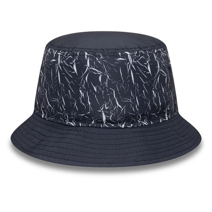 This is a Tottenham Hotspur FC Crinkle Tapered Navy Bucket Hat 4