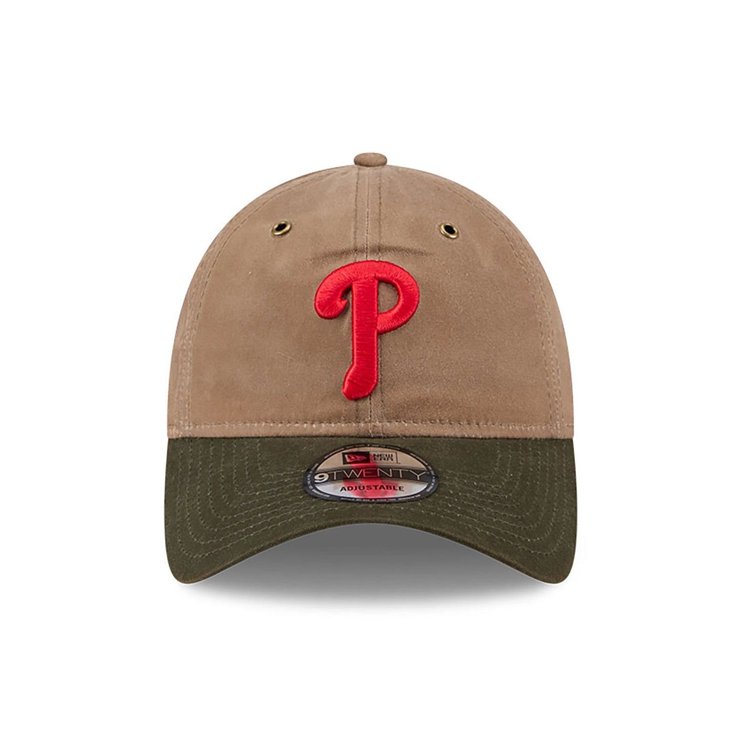 This is a Philadelphia Phillies Wax Canvas Brown 9TWENTY Adjustable Cap 2