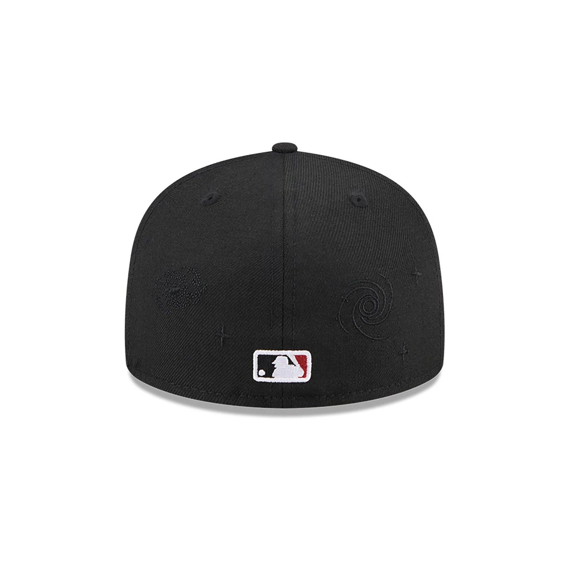 This is a Arizona Diamondbacks Global Black 59FIFTY Fitted Cap 5