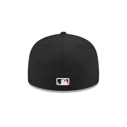 This is a Arizona Diamondbacks Global Black 59FIFTY Fitted Cap 5