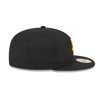 This is a San Diego Padres Global Black 59FIFTY Fitted Cap 5