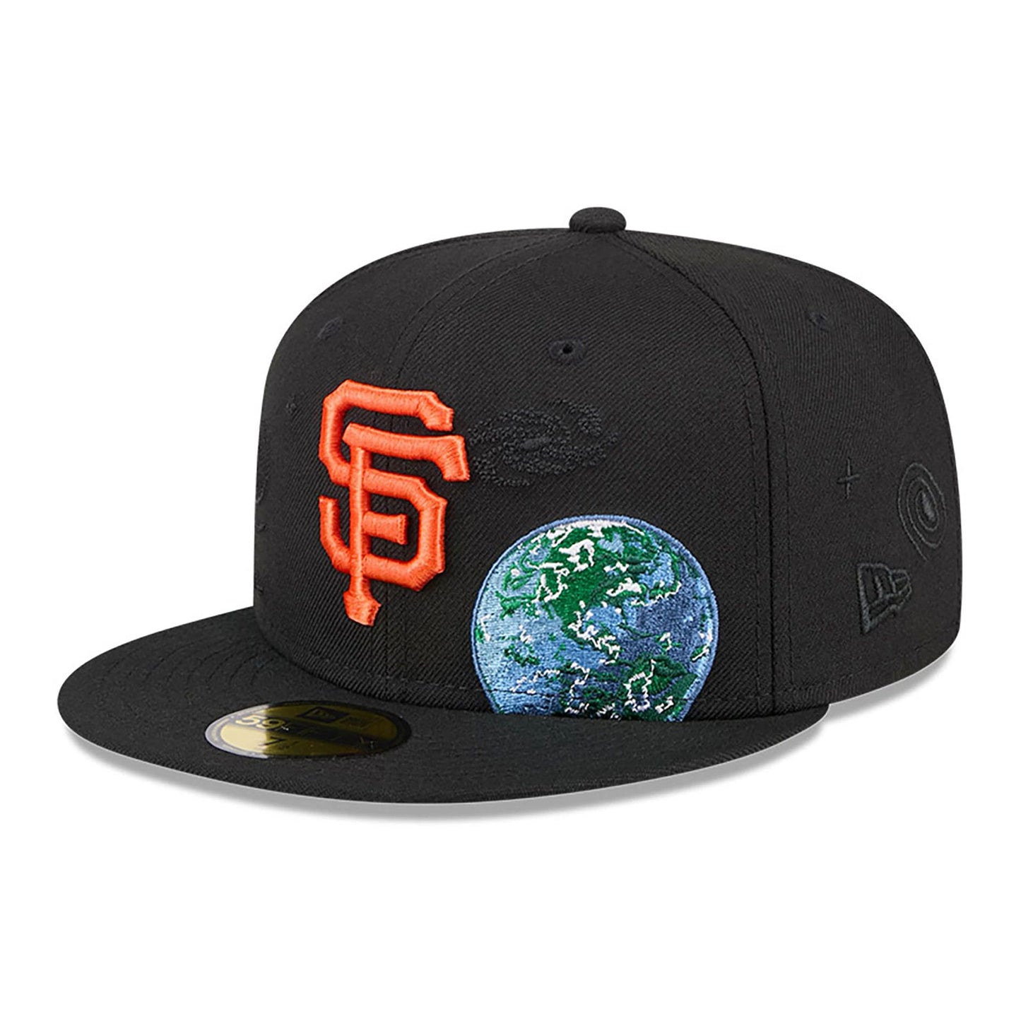 This is a San Francisco Giants Global Black 59FIFTY Fitted Cap 1