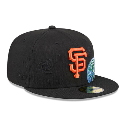 This is a San Francisco Giants Global Black 59FIFTY Fitted Cap 4