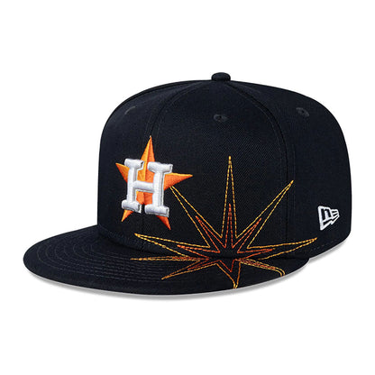 This is a Houston Astros Solar Stars Navy 59FIFTY Fitted Cap 8