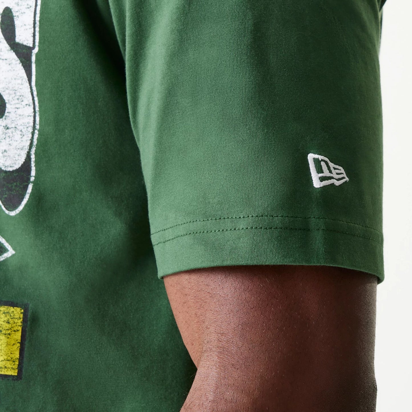 The Male model is wearing Green Bay Packers Sport Classic Dark Green T-Shirt 4