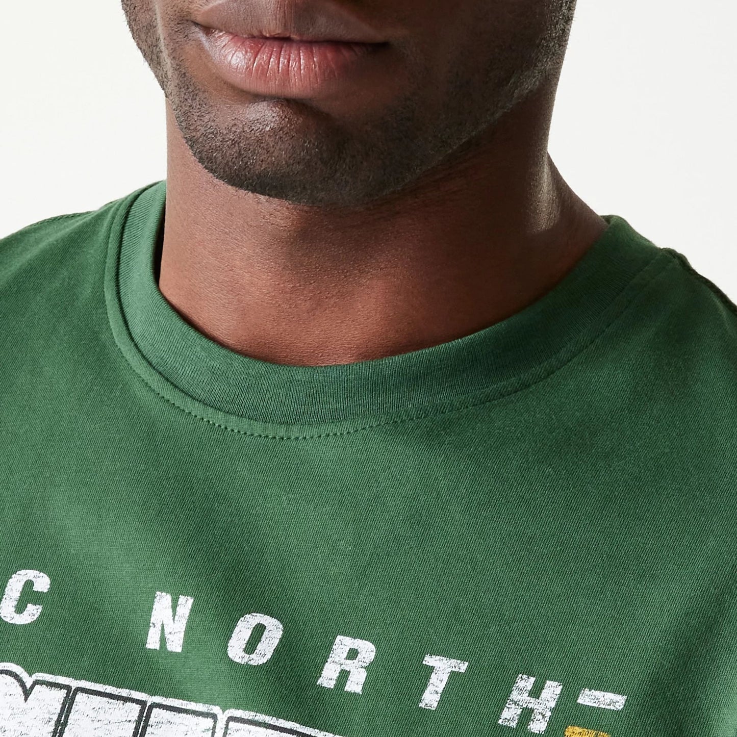 The Male model is wearing Green Bay Packers Sport Classic Dark Green T-Shirt 5